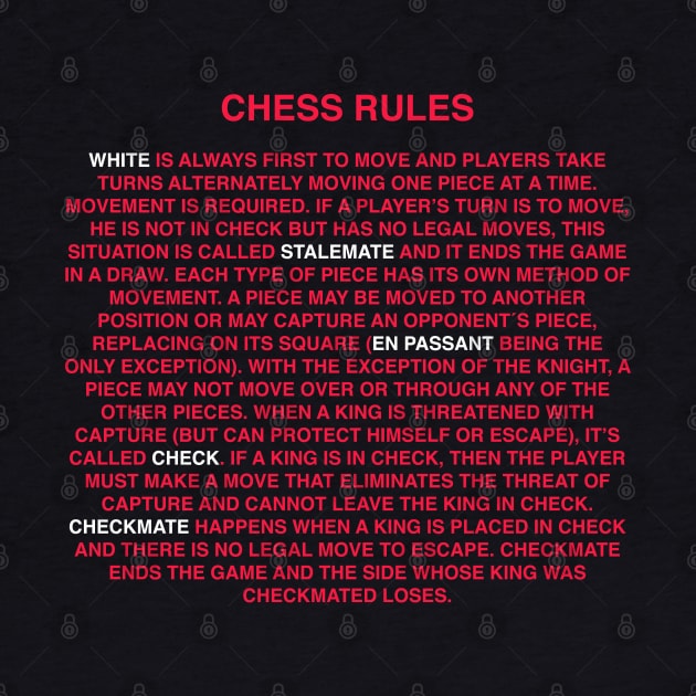 Chess Rules by isstgeschichte